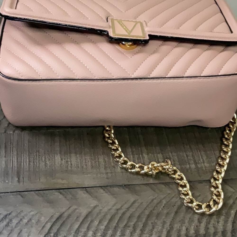 Victora Secret Pale Pink Quilted Shoulder Crossbody - Picture 8 of 9